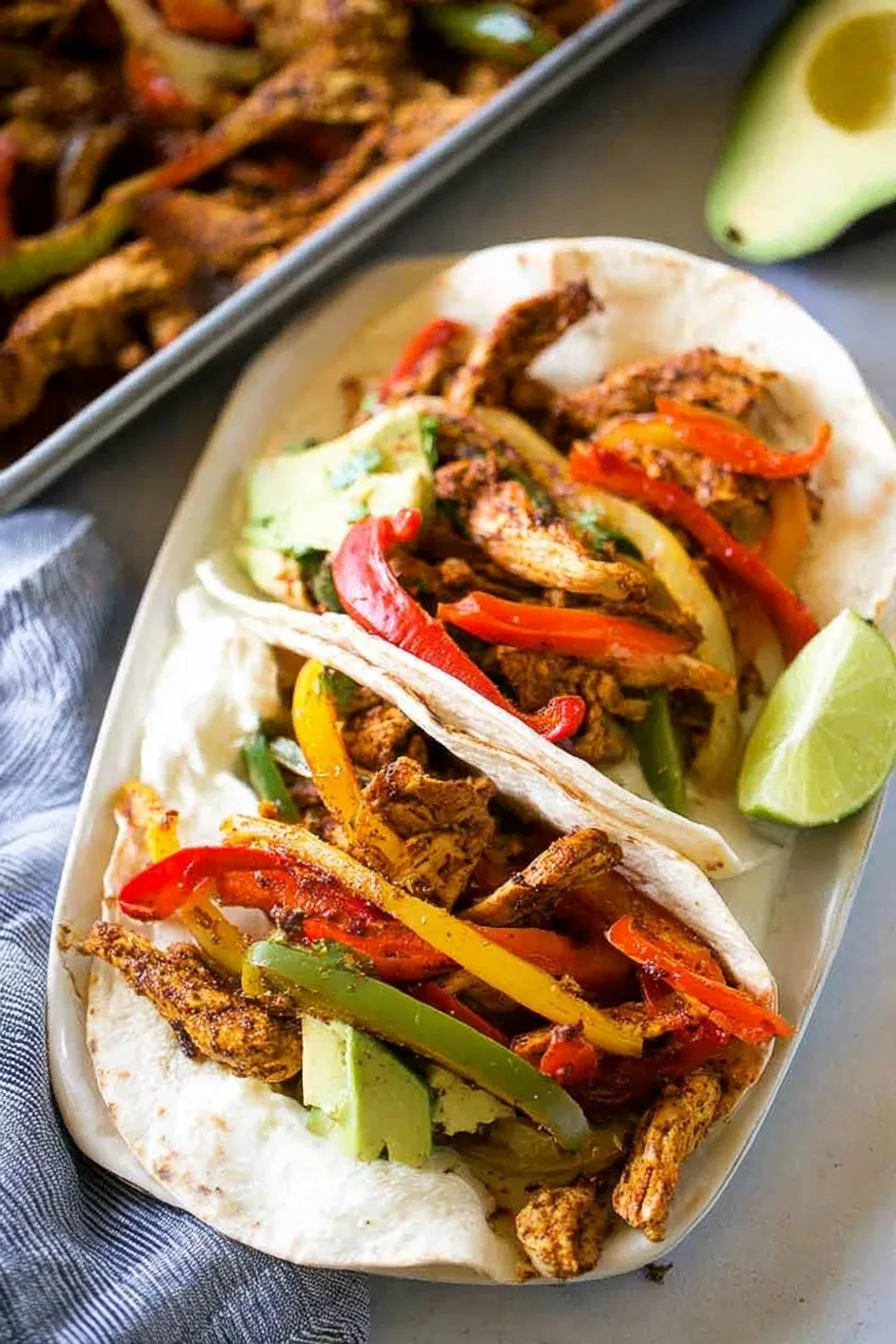 Sheet Pan Chicken Fajitas
