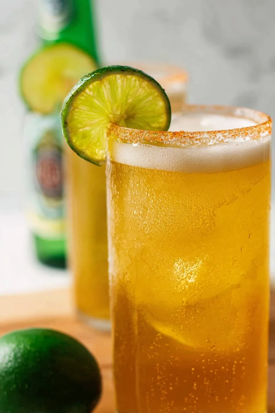 Chelada (Mexican Beer Cocktail with Lime)