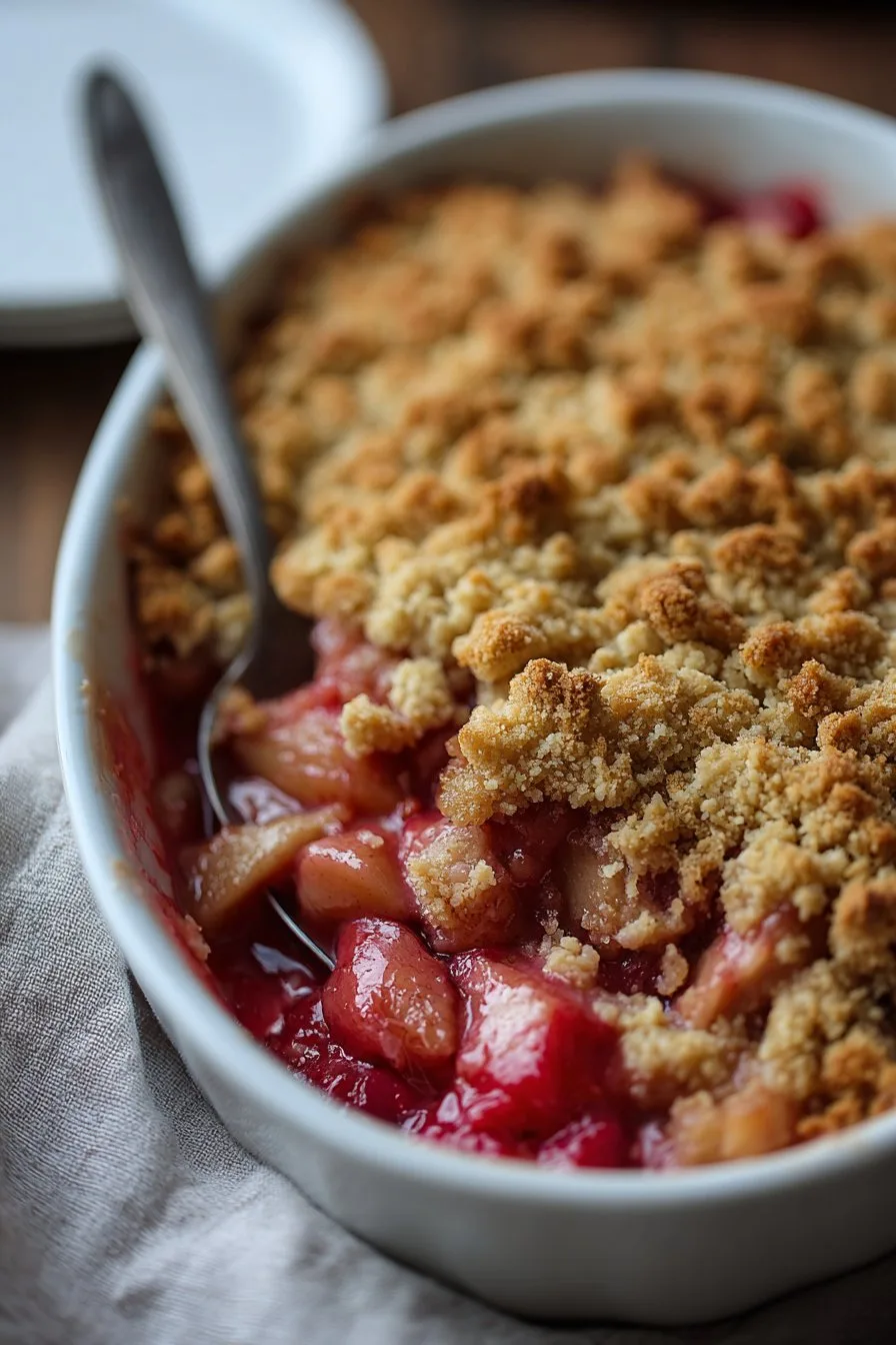 Irresistible Rhubarb Crisp Recipe