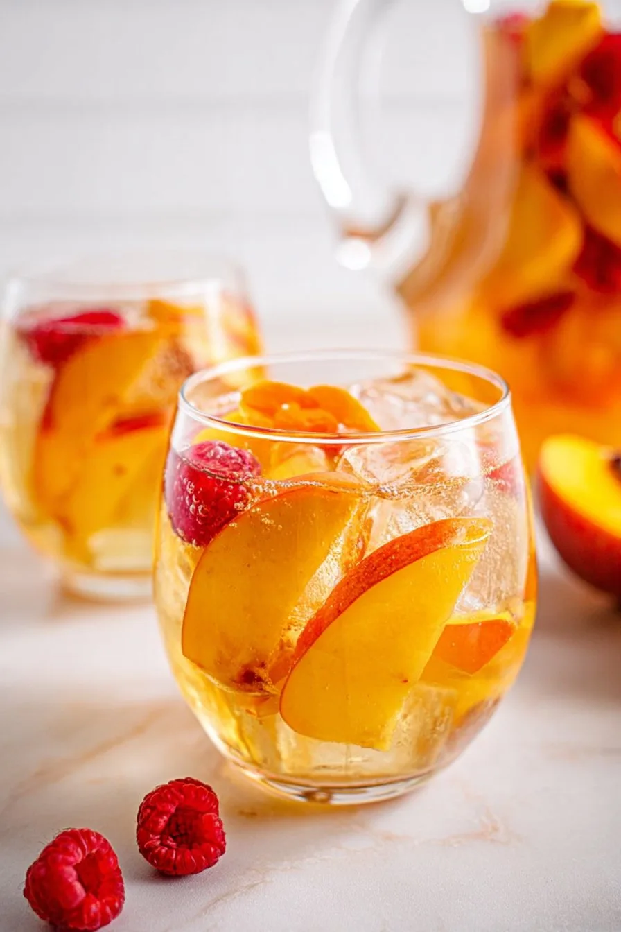 Peach White Wine Sangria