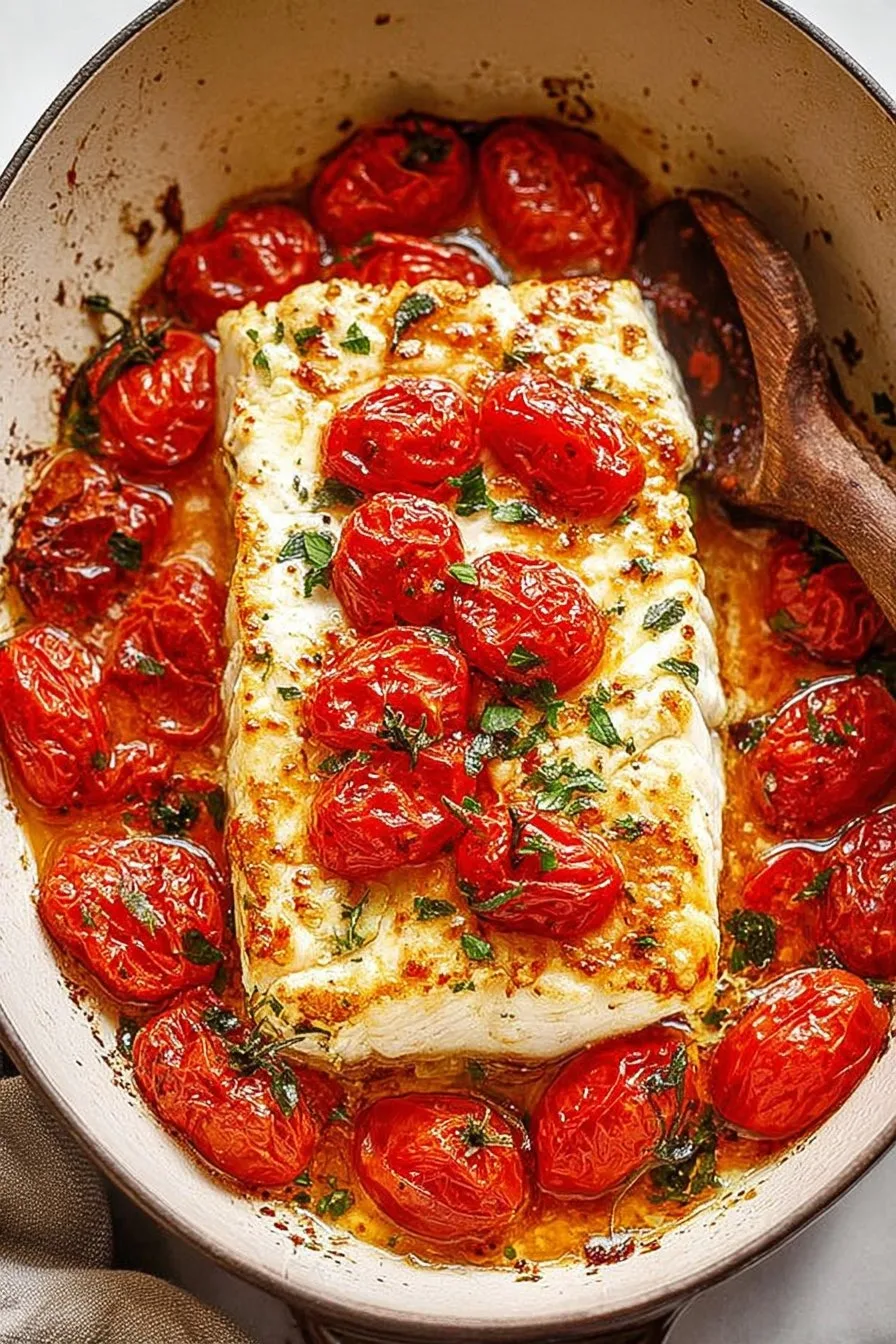 Baked Halibut Tomato