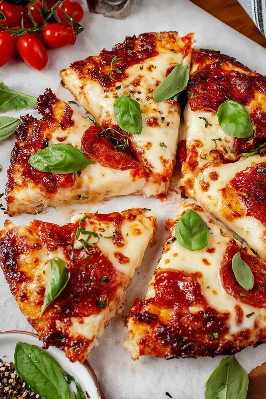 High Protein Cottage Cheese Pizza Crust