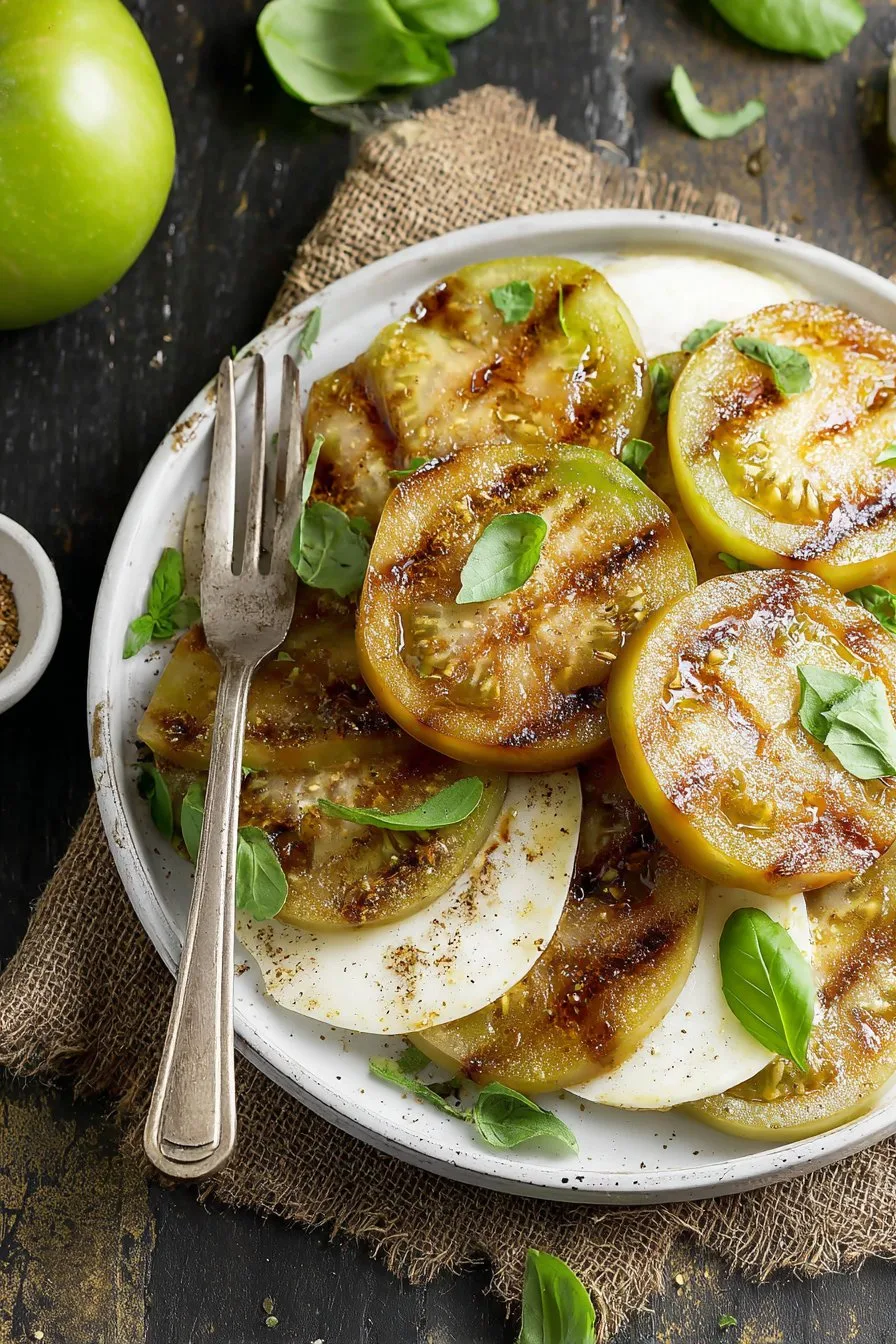 Grilled Green Tomatoes