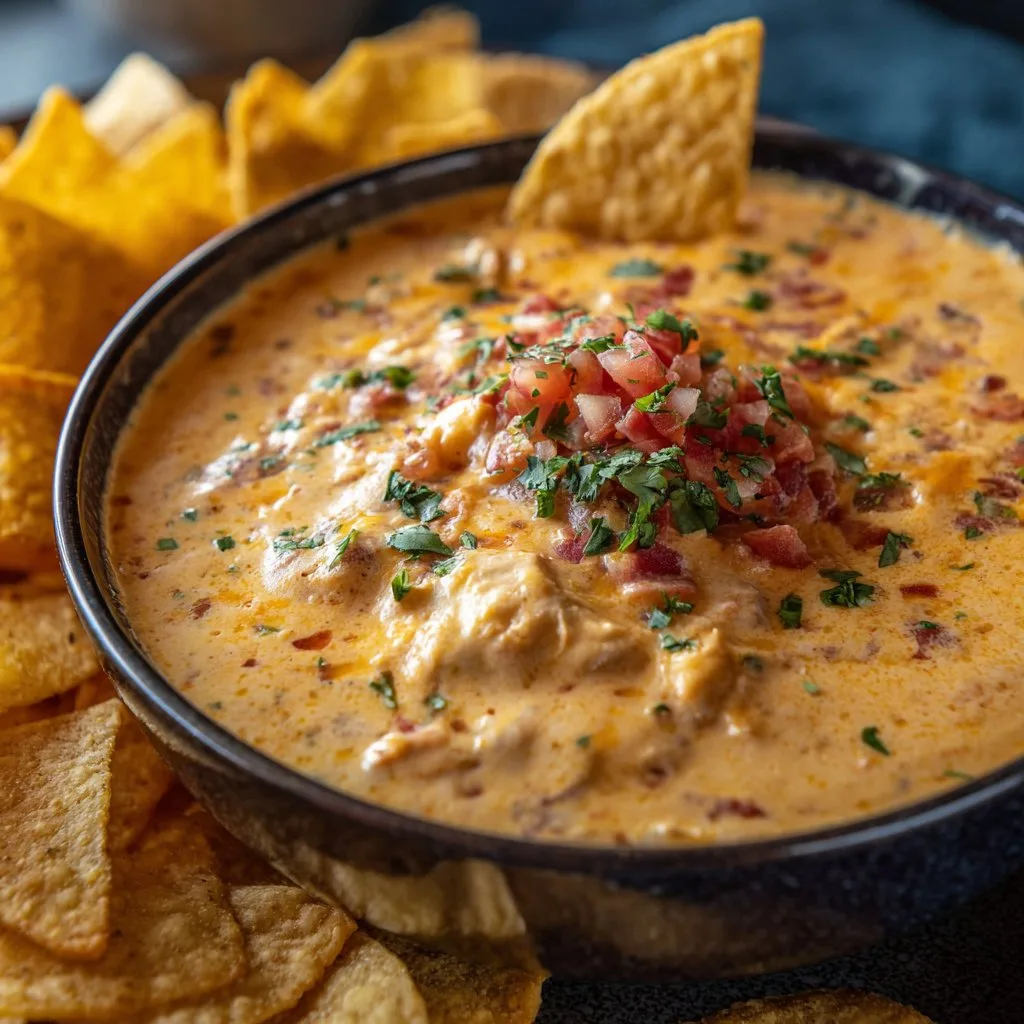 Cheesy Rotel Ranch Queso