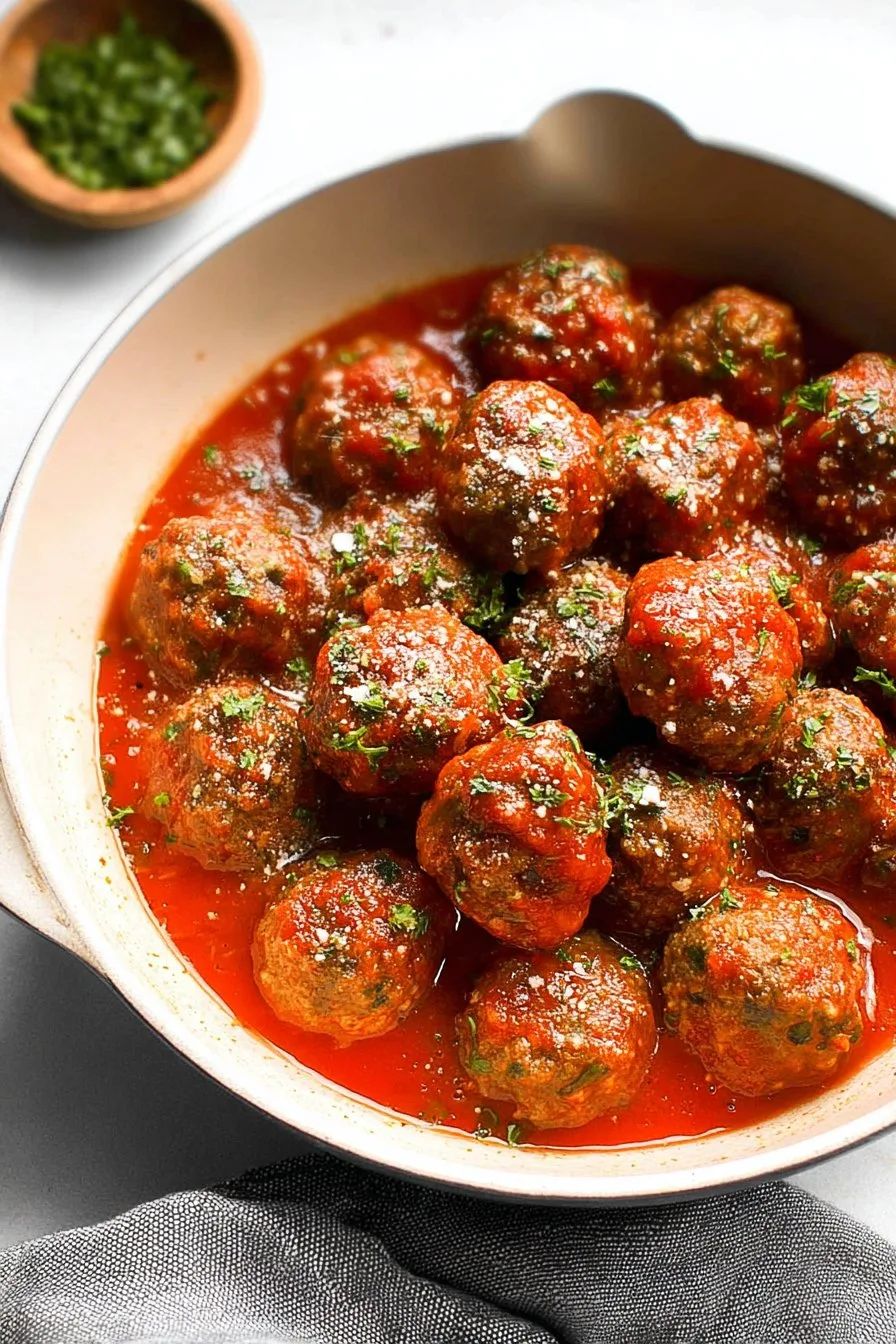 Easy Homemade Meatballs