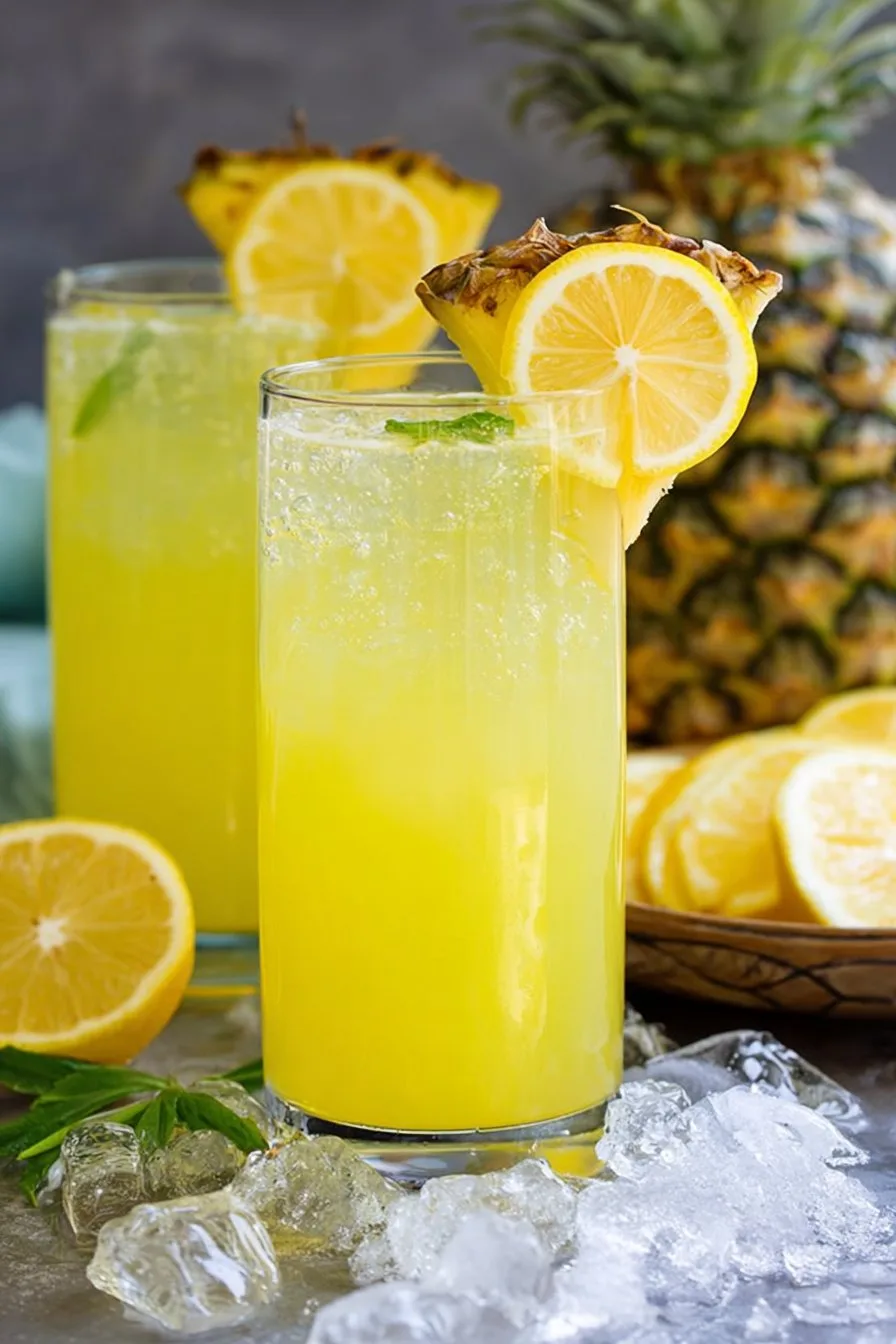 Easy Pineapple Lemonade