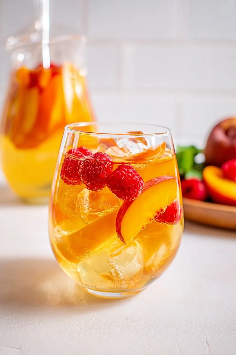 Peach White Wine Sangria