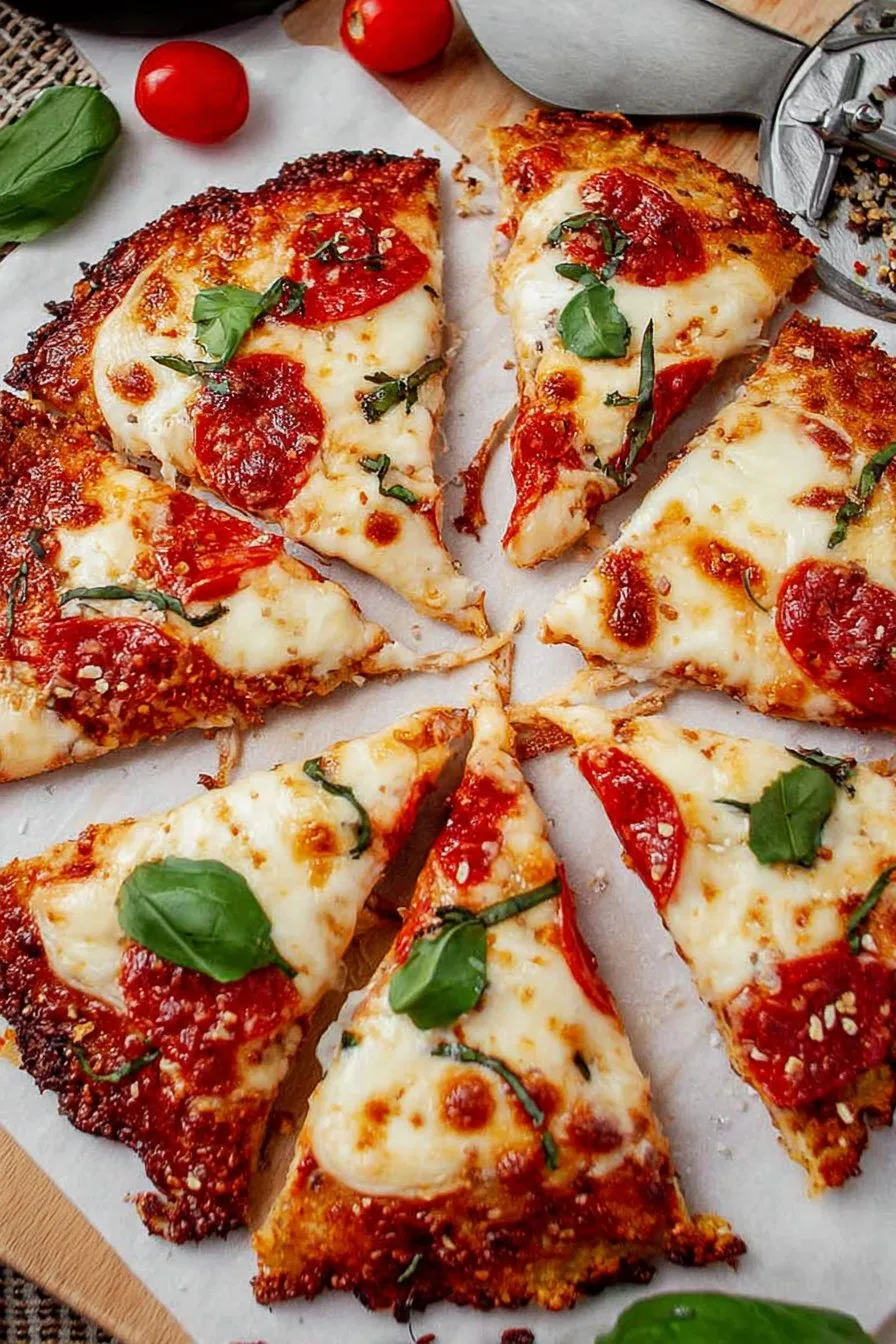 High Protein Cottage Cheese Pizza Crust