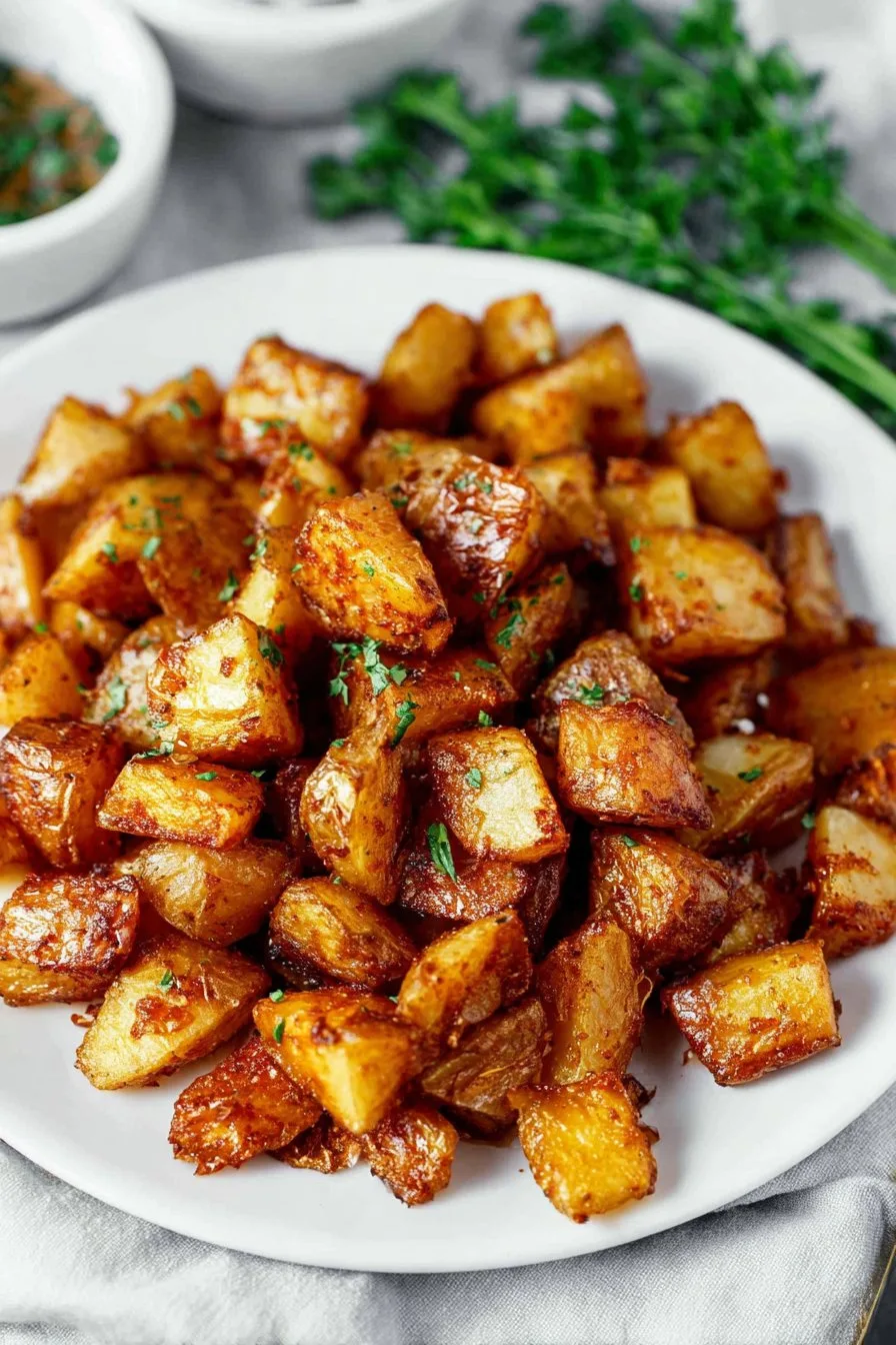Crispy Air Fryer Breakfast Potatoes