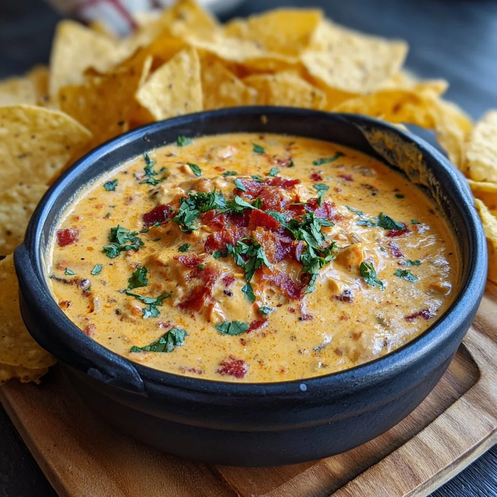 Cheesy Rotel Ranch Queso