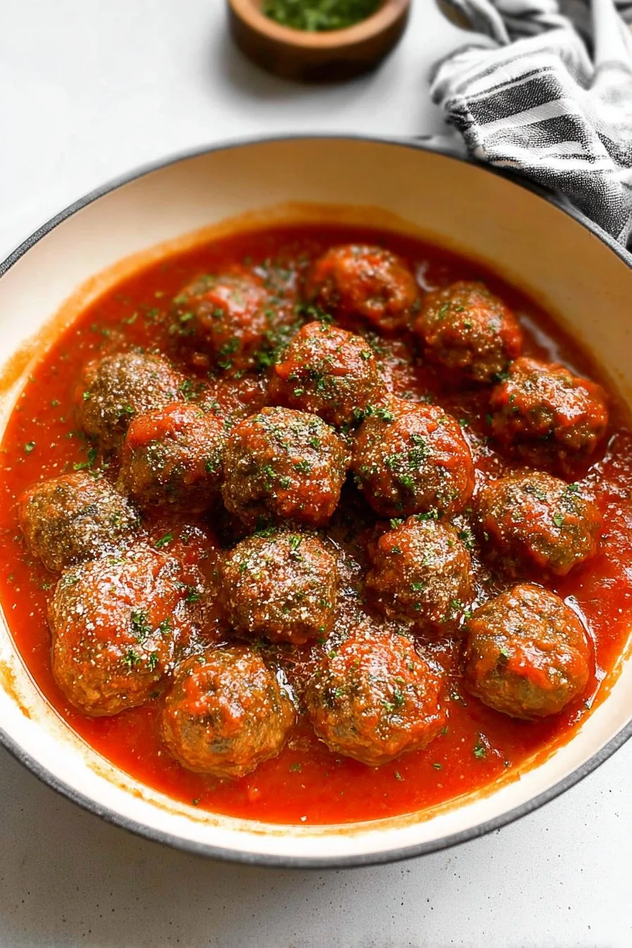 Easy Homemade Meatballs