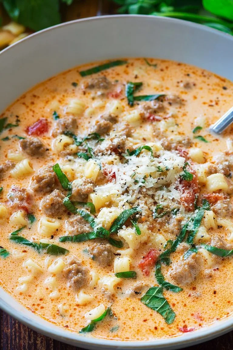 creamy parmesan italian sausage soup