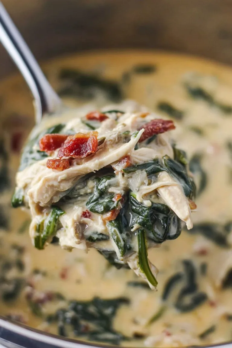Instant Pot Crack Chicken Spinach Soup