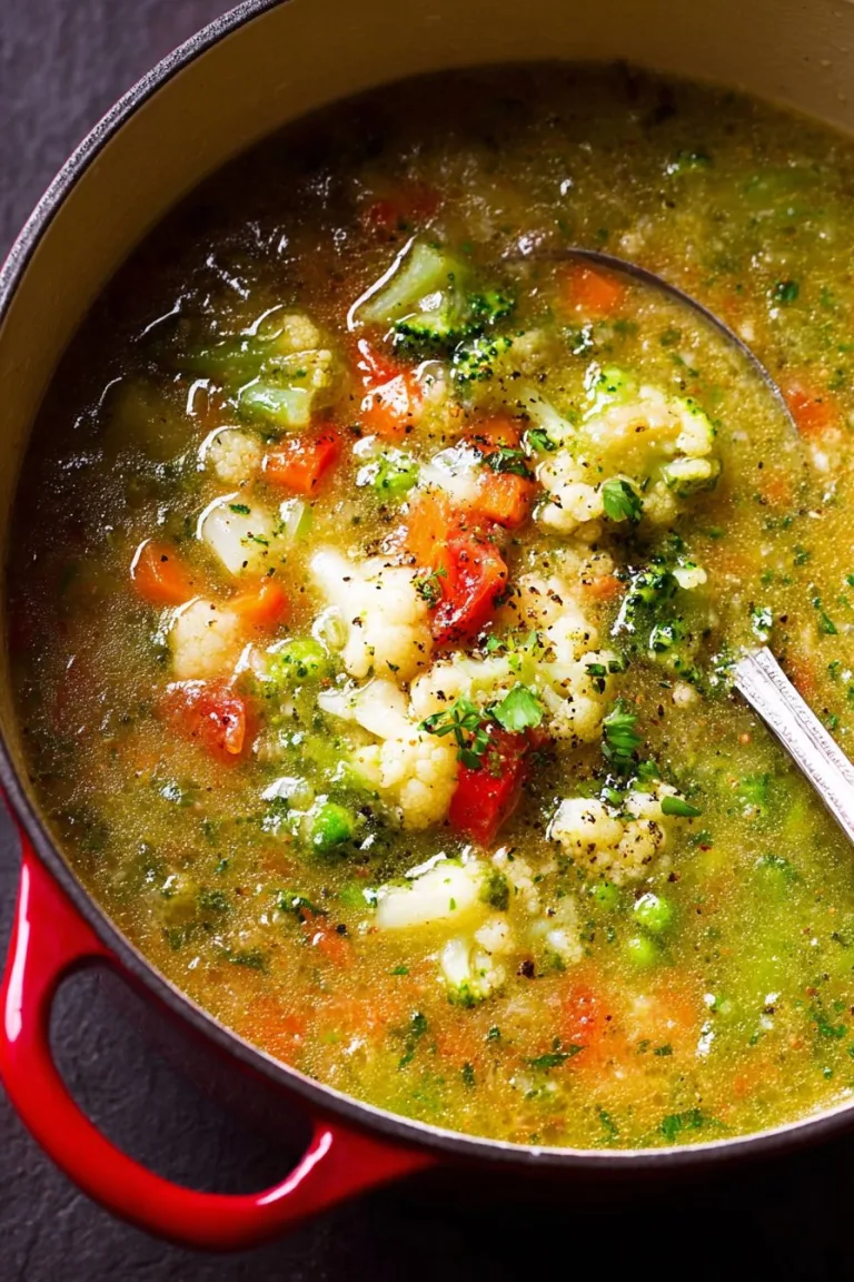 Broccoli Cauliflower Soup