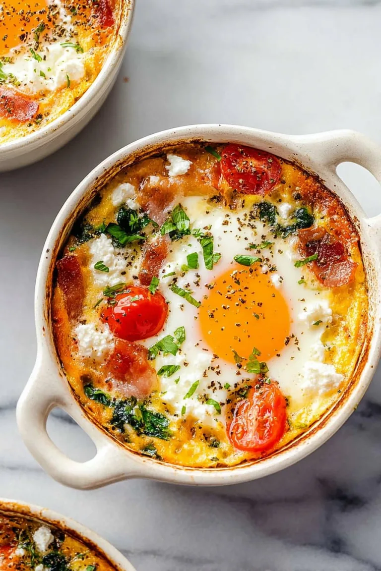 Baked Feta Eggs Recipe
