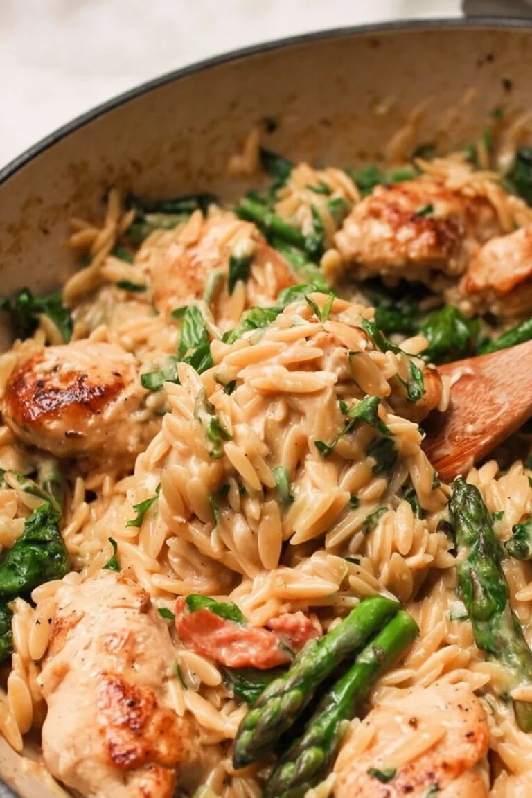 One Pot Chicken Orzo
