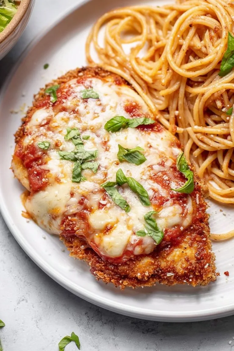 Healthy Baked Chicken Parmesan
