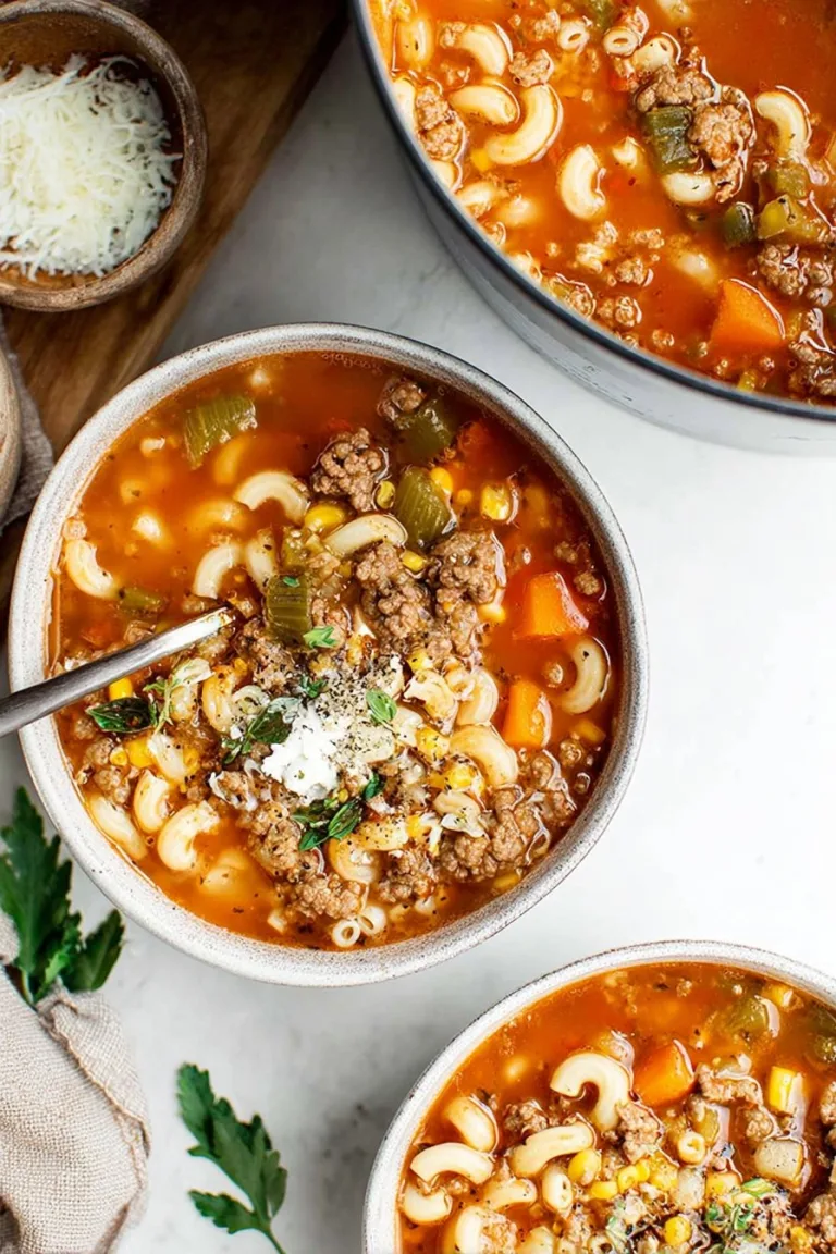 Easy Hamburger Soup Recipe
