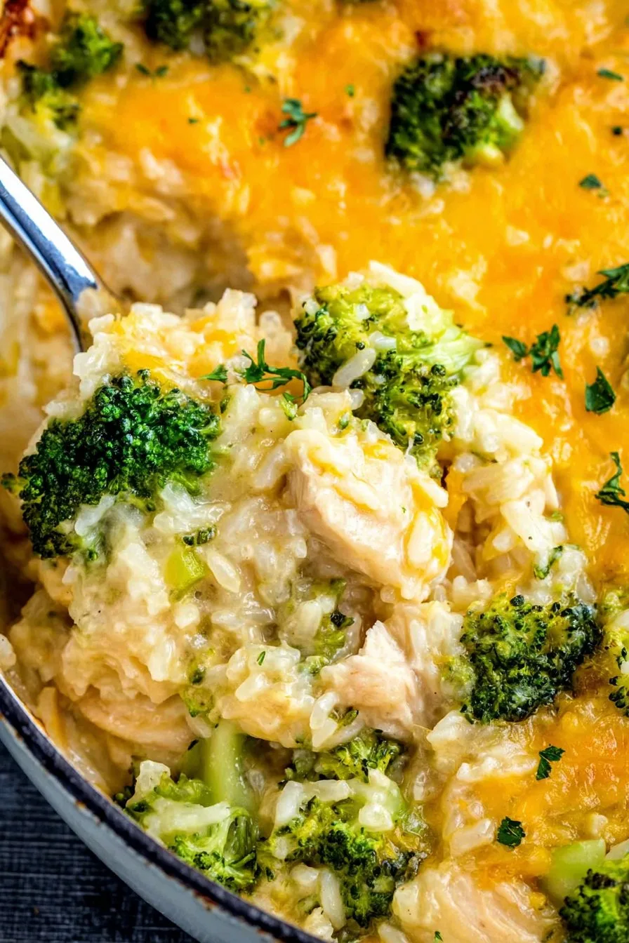 chicken rice broccoli casserole