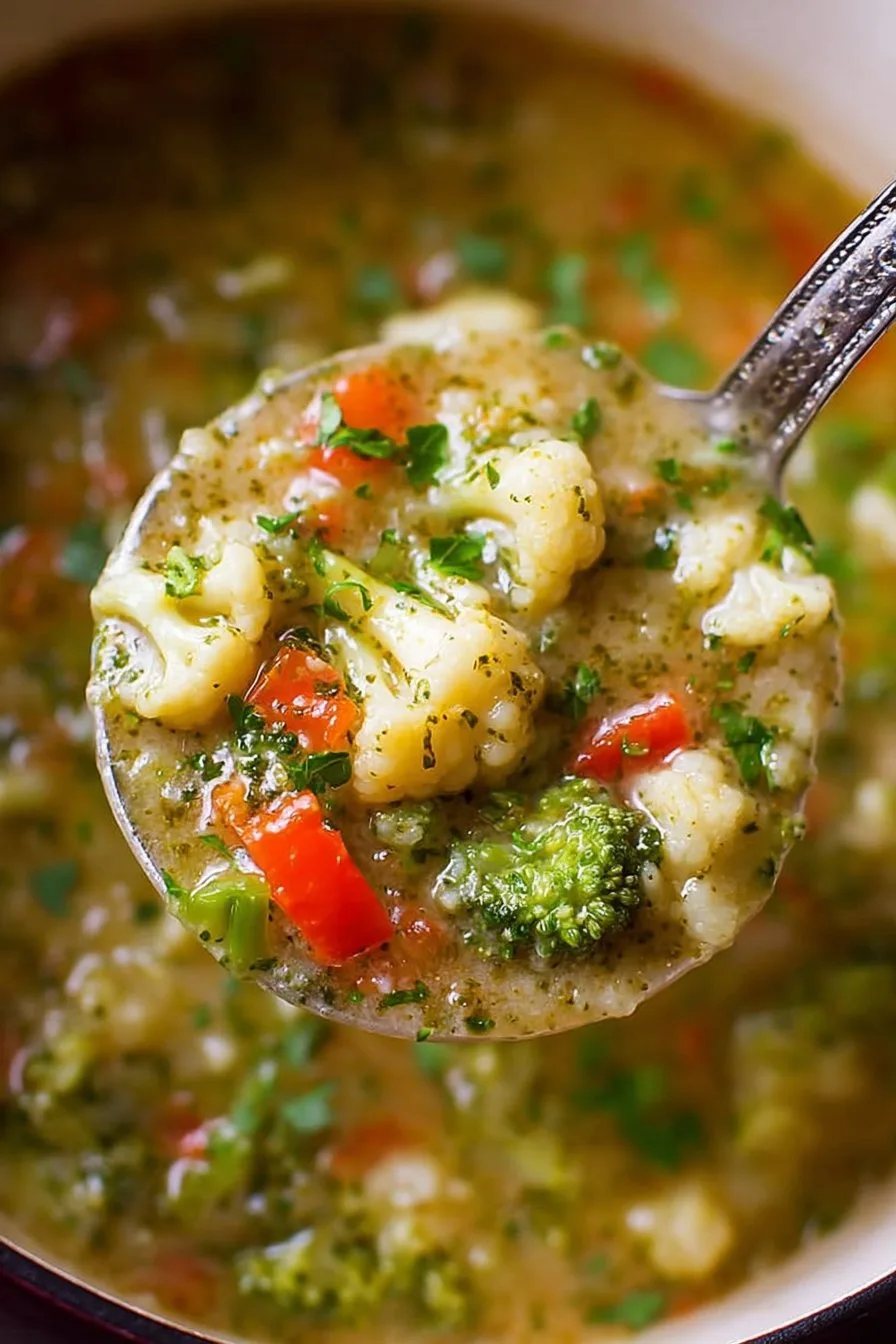 Broccoli Cauliflower Soup