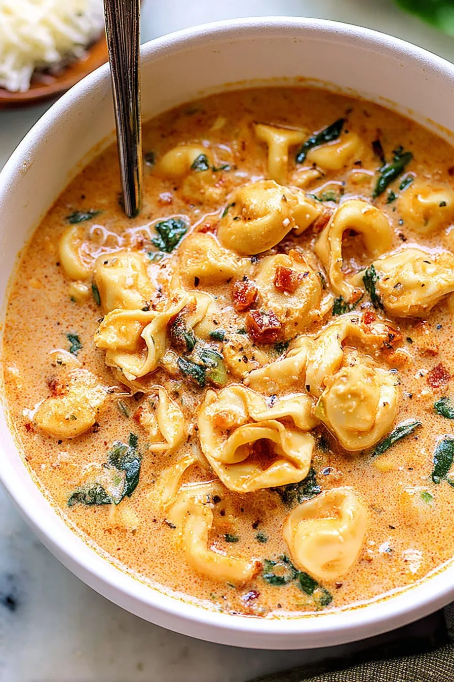 Creamy Tortellini Soup