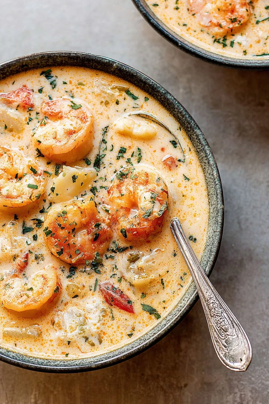Instant Pot Creamy Shrimp Soup