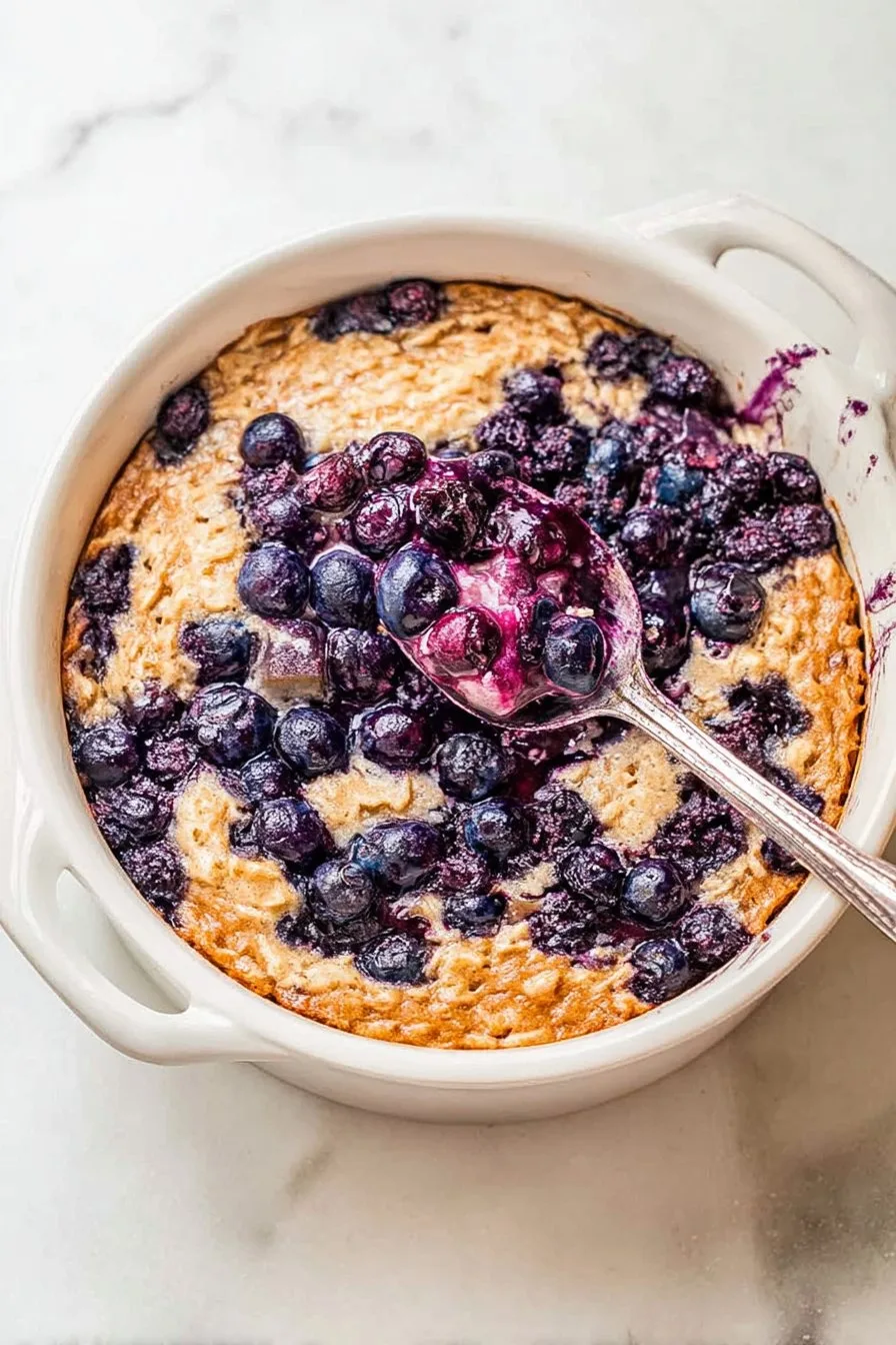 Blueberry Baked Oats Recipe