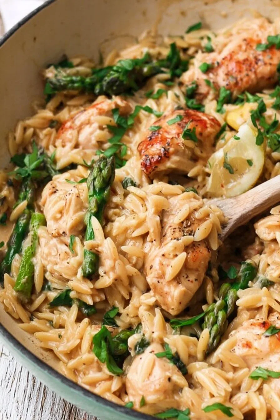One Pot Chicken Orzo