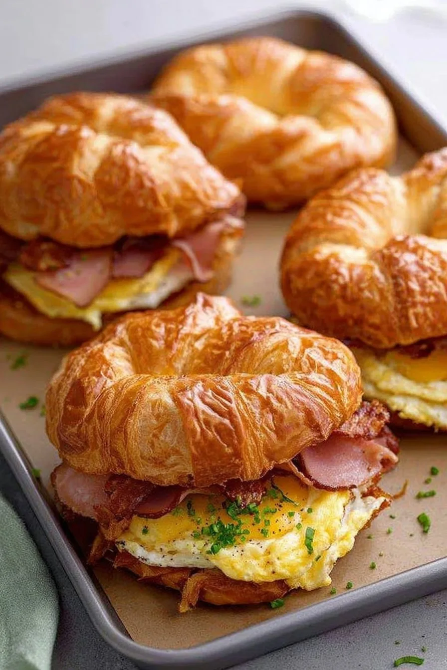 Croissant Breakfast Sandwiches