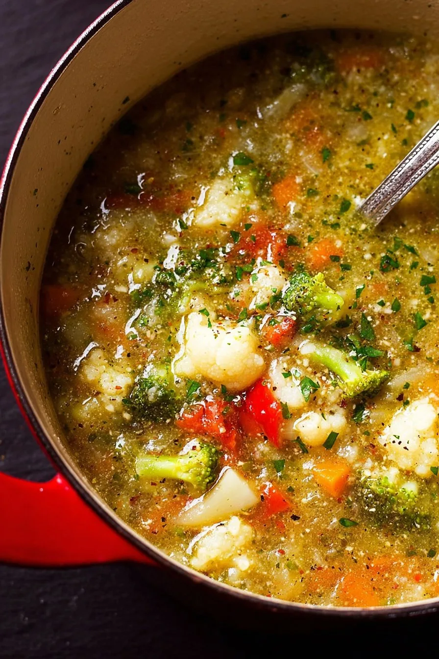 Broccoli Cauliflower Soup