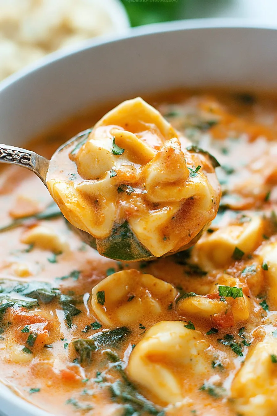 Creamy Tortellini Soup