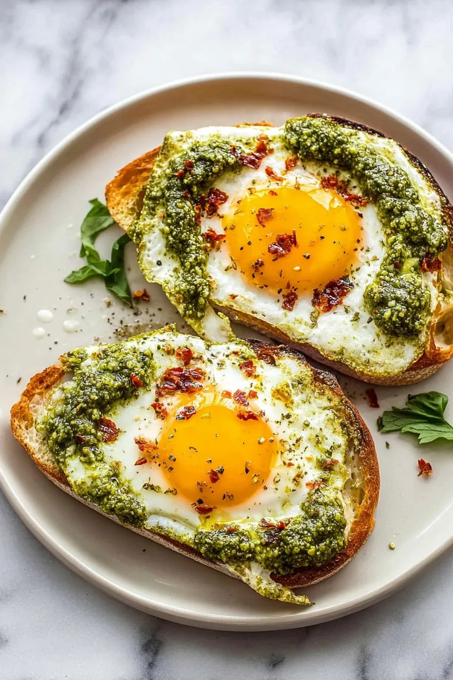 Pesto Eggs Recipe