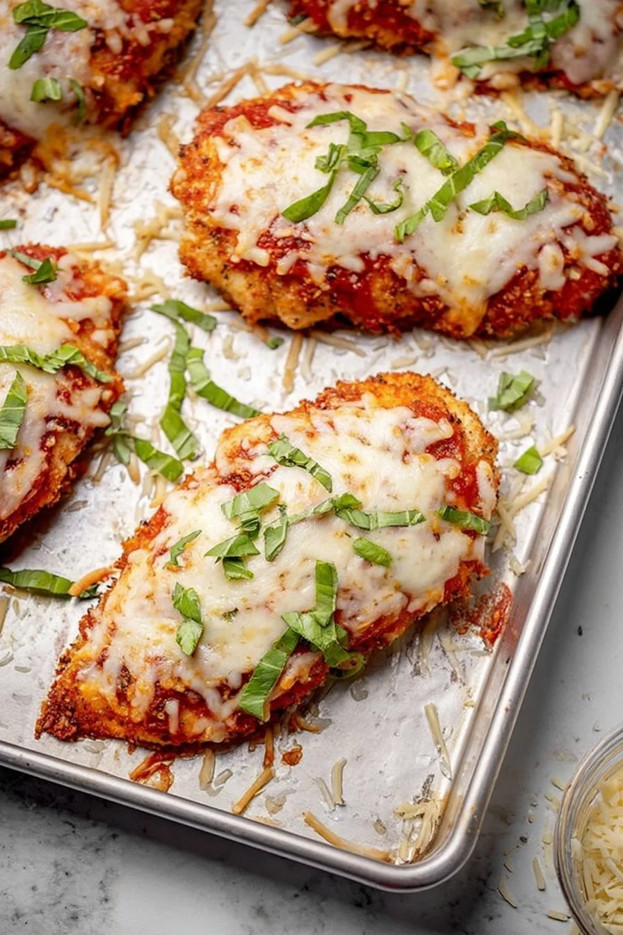 Healthy Baked Chicken Parmesan
