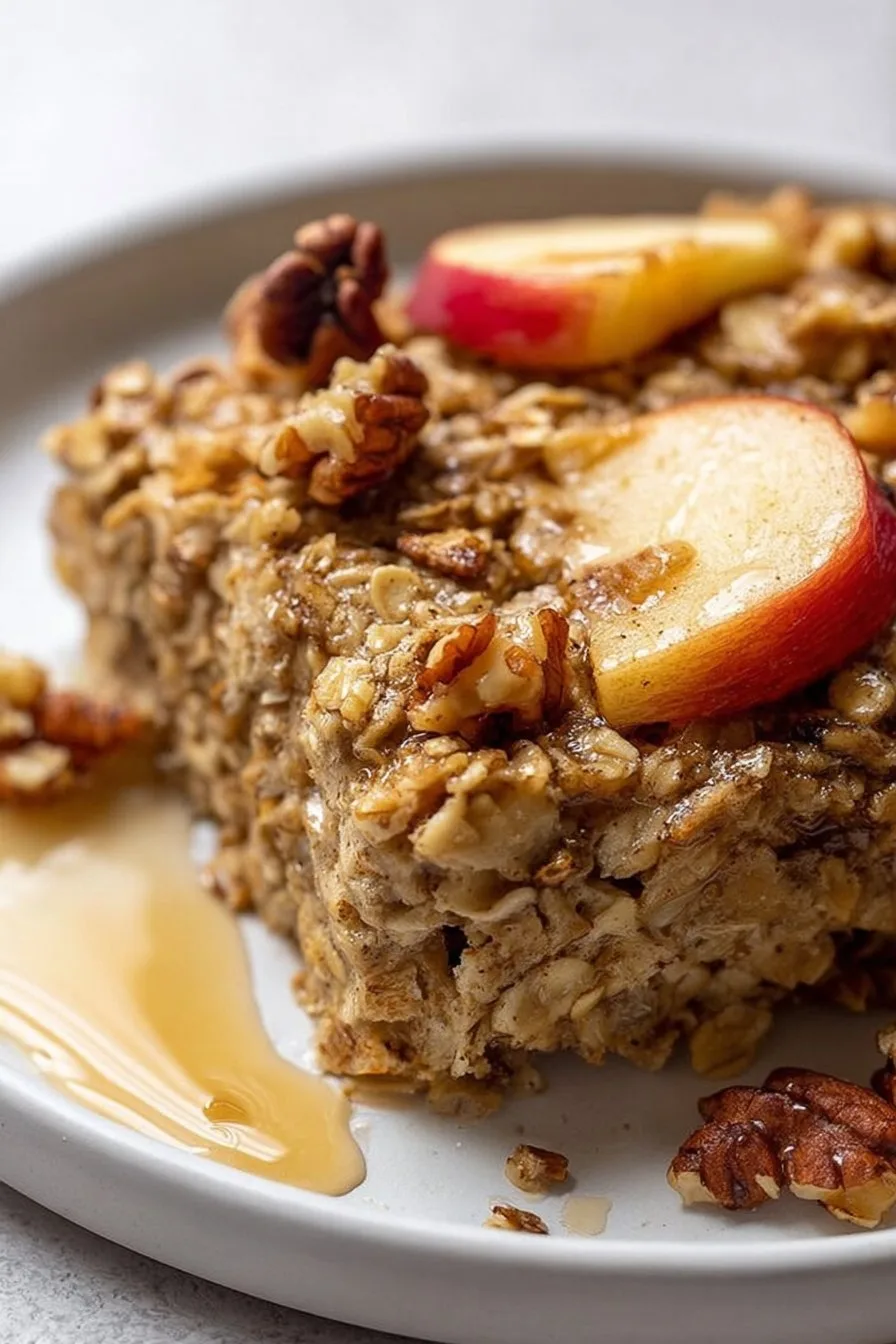 Healthy Baked Apple Oatmeal