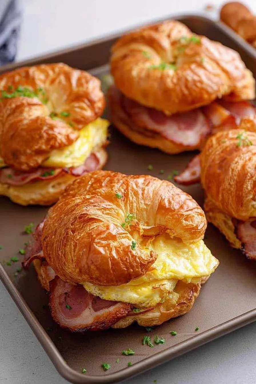 Croissant Breakfast Sandwiches