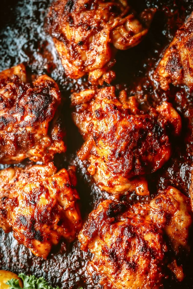 30-min Oven Baked Boneless Skinless Chicken Thighs