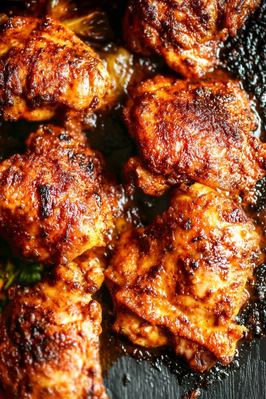 30-min Oven Baked Boneless Skinless Chicken Thighs