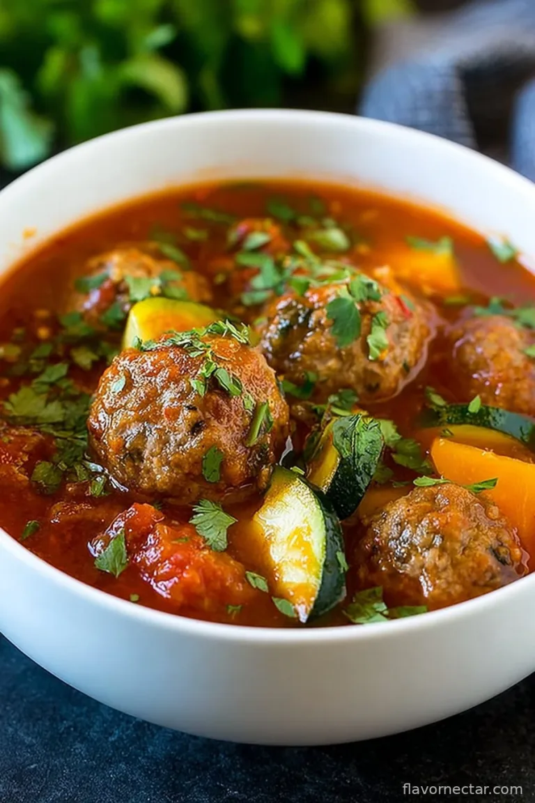 Albondigas Soup (Mexican Meatball Soup)