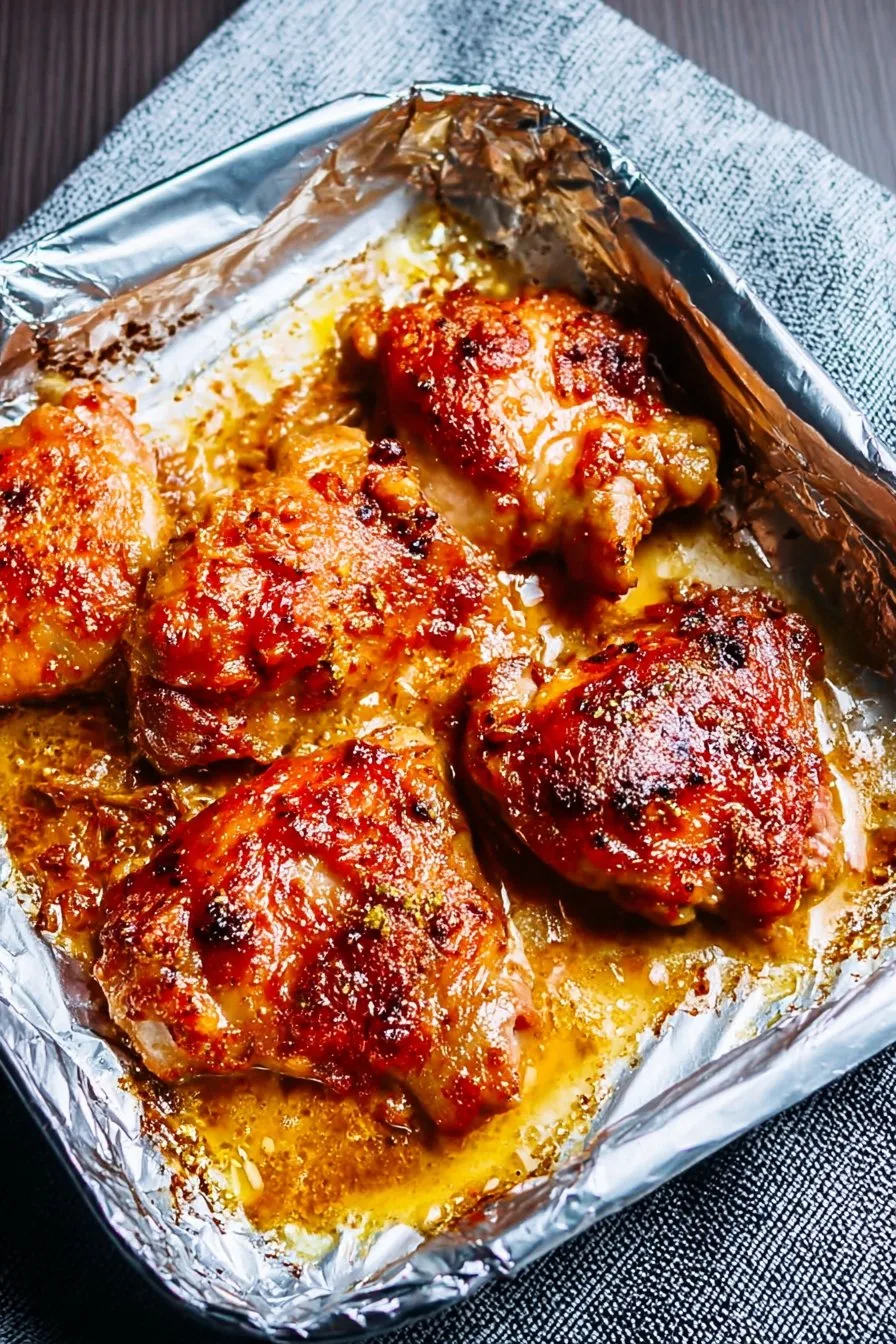 Best Oven Baked Chicken Thighs