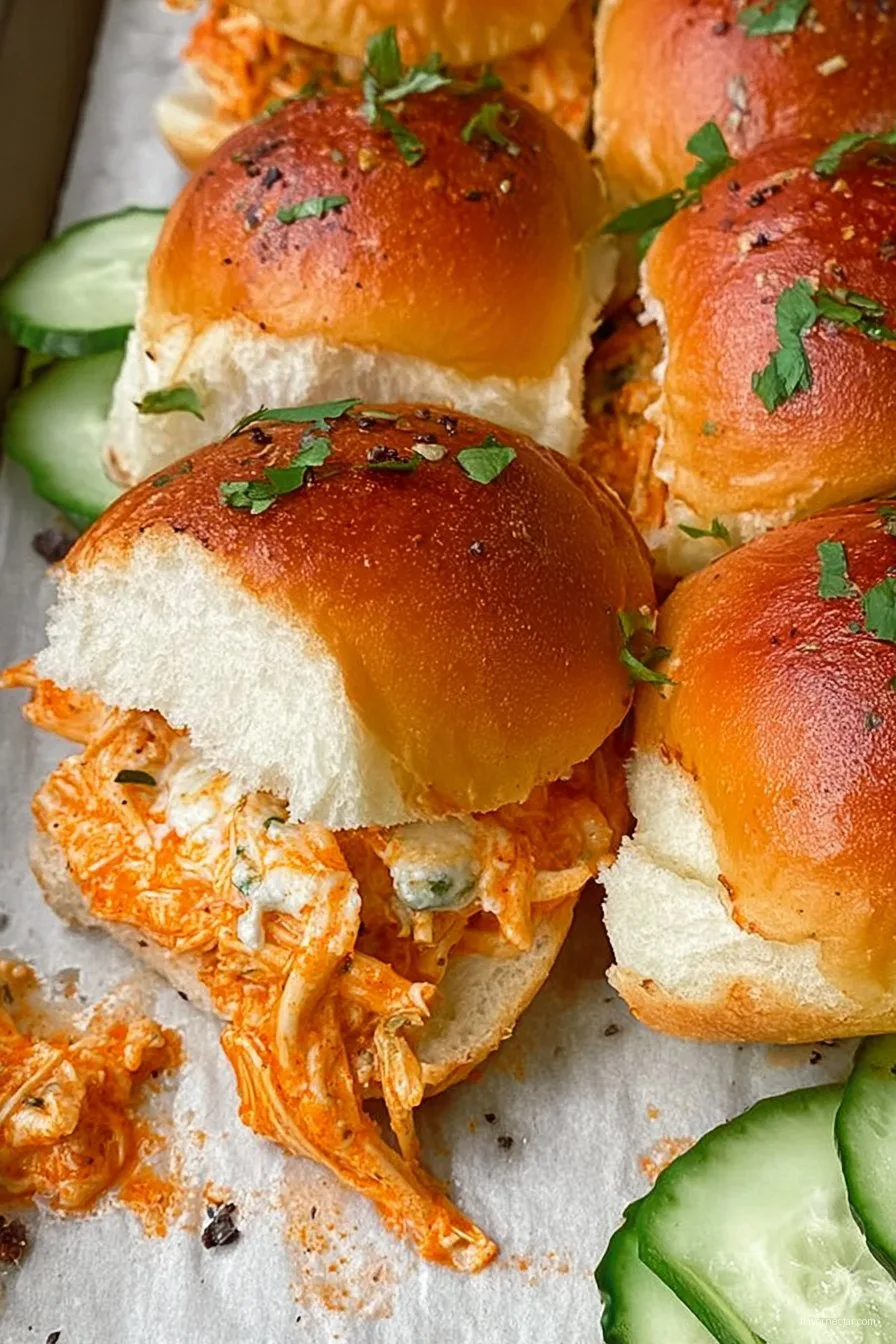 Buffalo Chicken Sliders