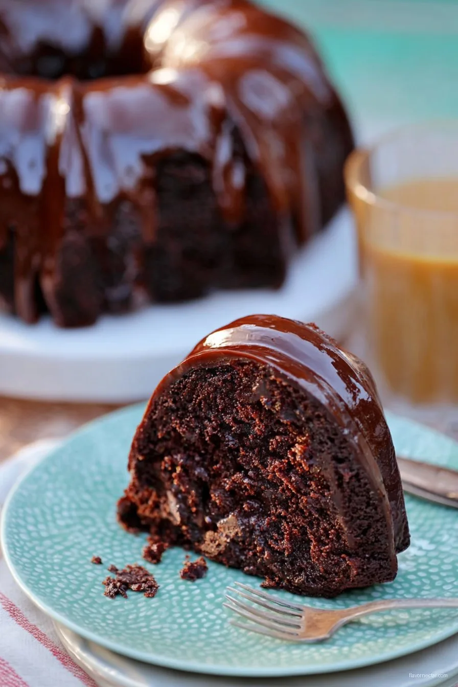 Chocolate Zucchini Bundt Cake