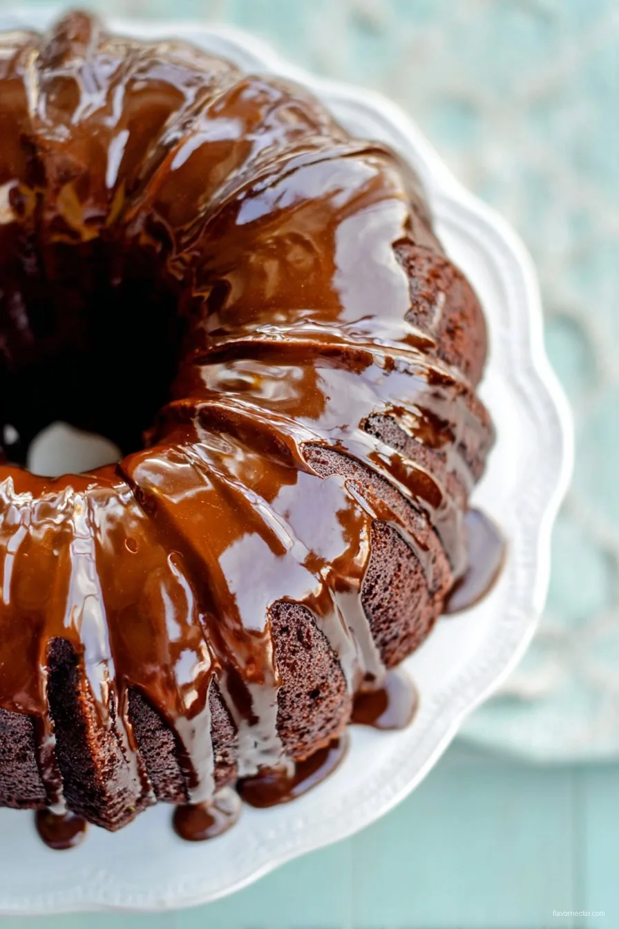 Chocolate Zucchini Bundt Cake