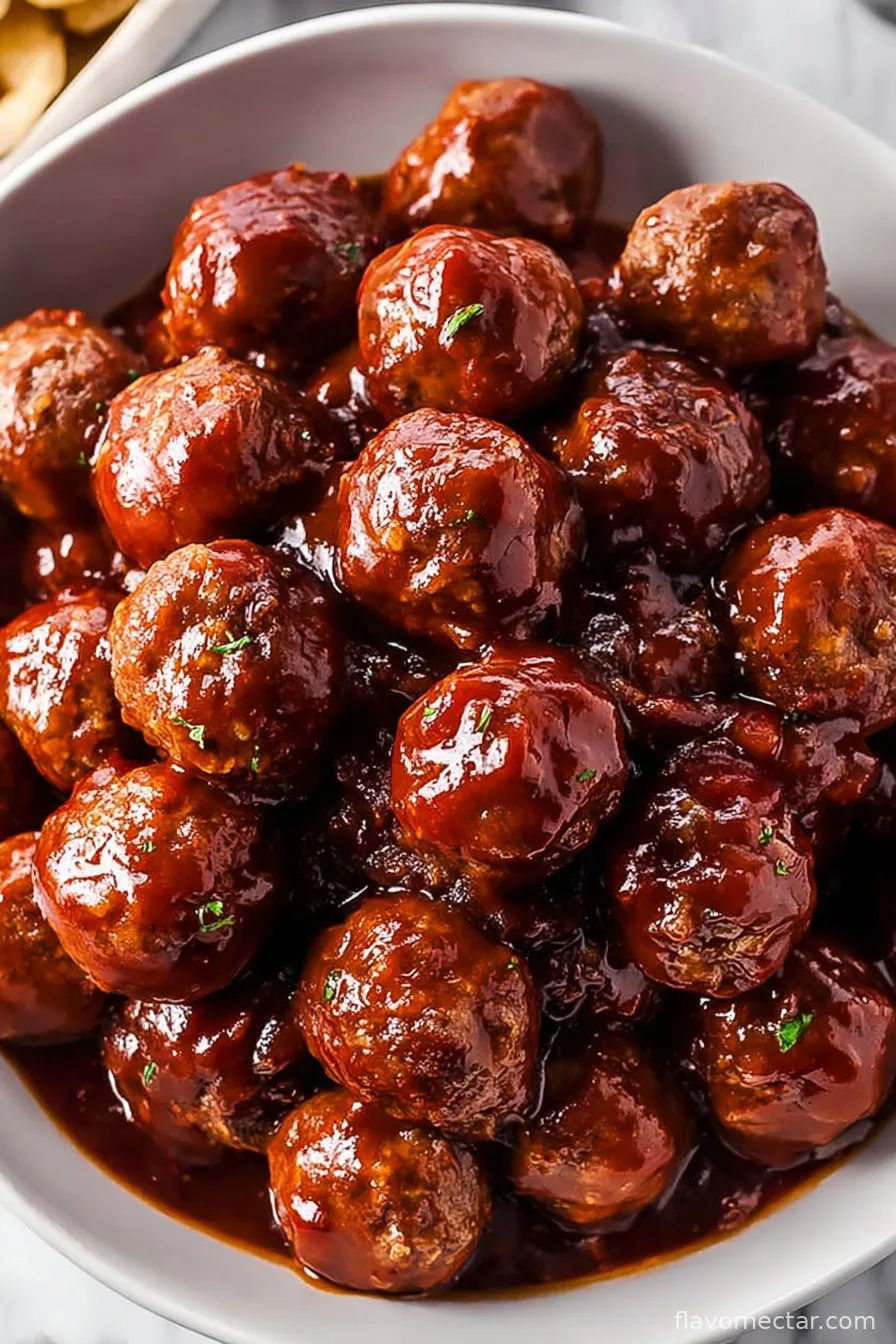 crowd-pleasing tender crockpot meatballs