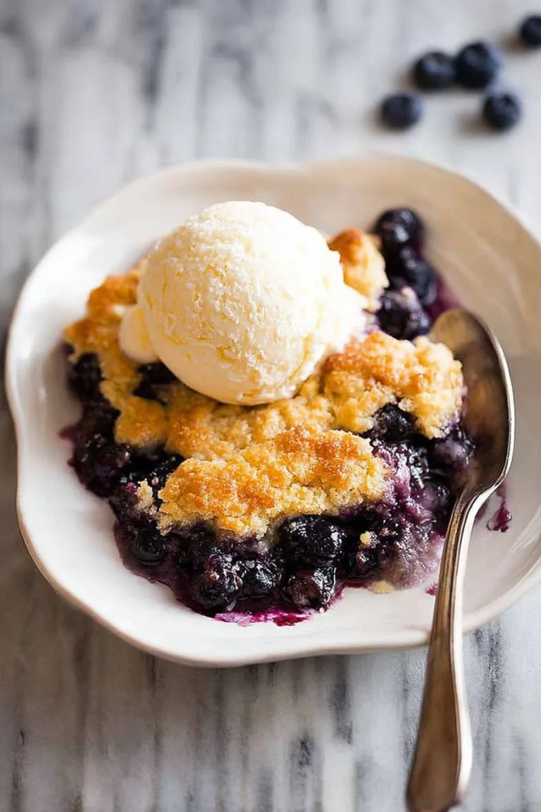 Easy Blueberry Cobbler