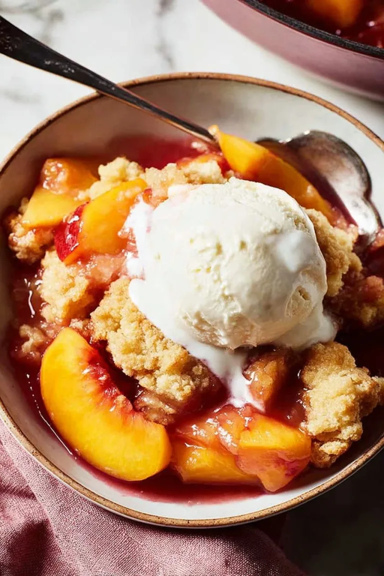 Easy Peach Cobbler