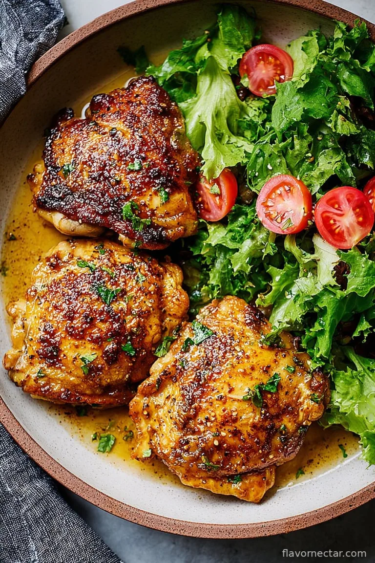 Easy Skillet Chicken Thighs