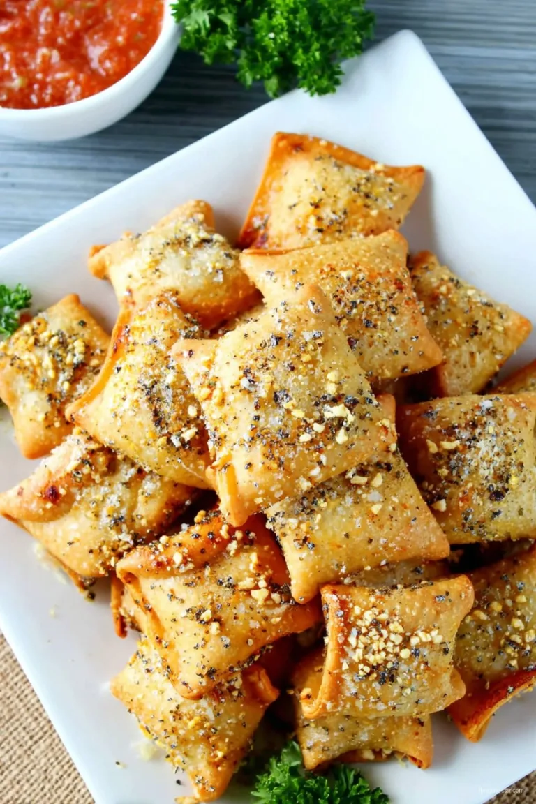 Garlic Parmesan Pizza Rolls