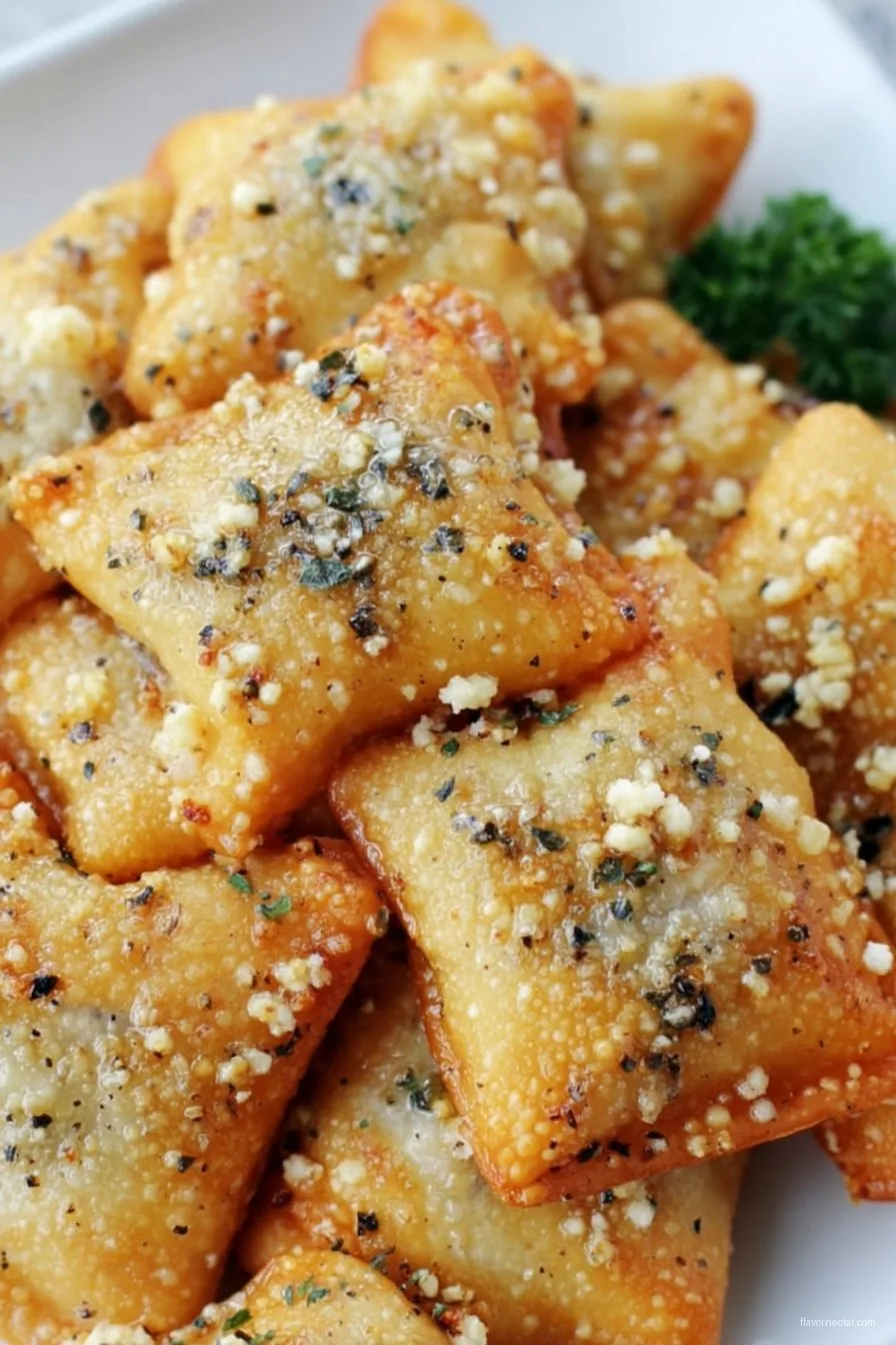 Garlic Parmesan Pizza Rolls