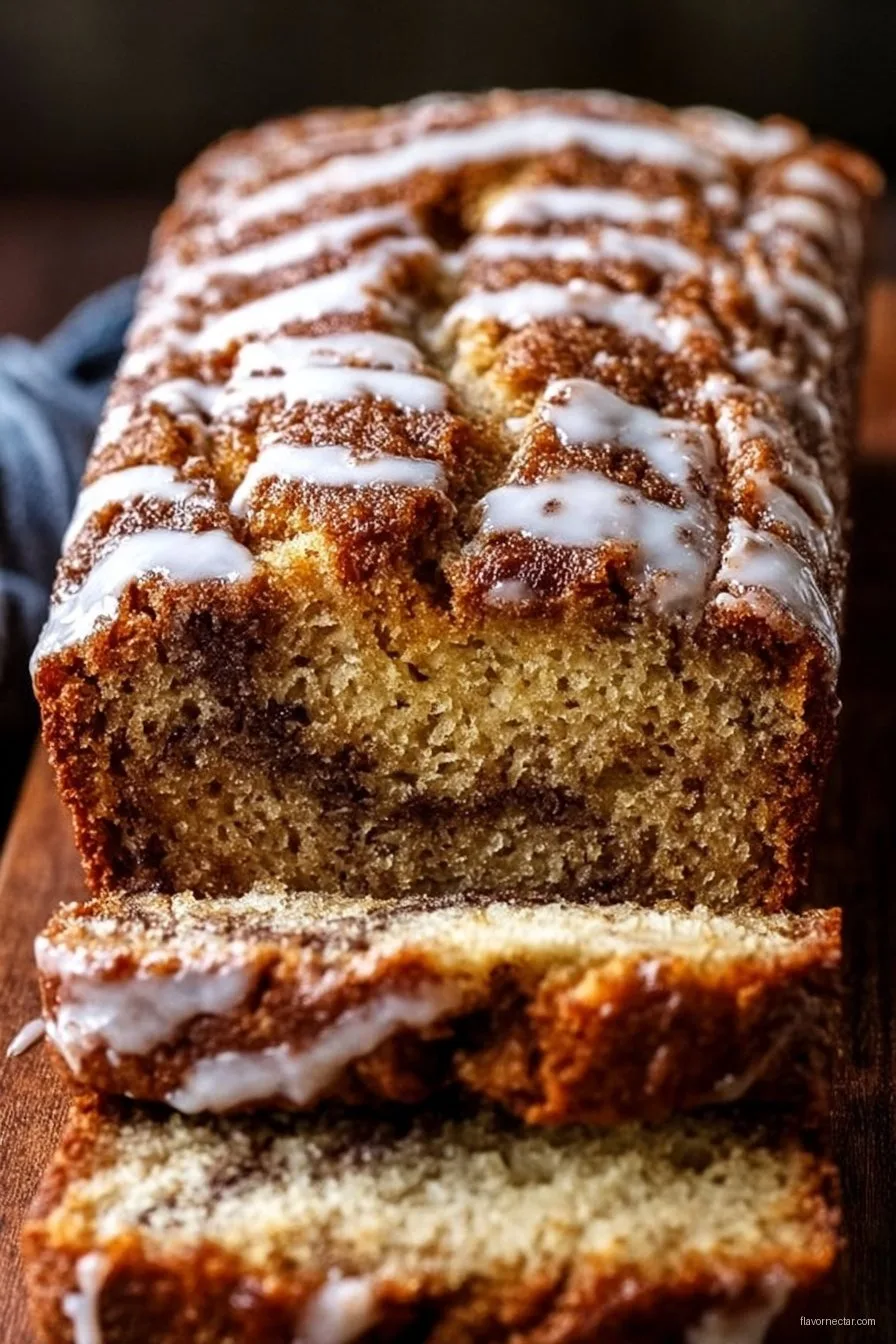 Homemade Cinnamon Swirl Banana Bread