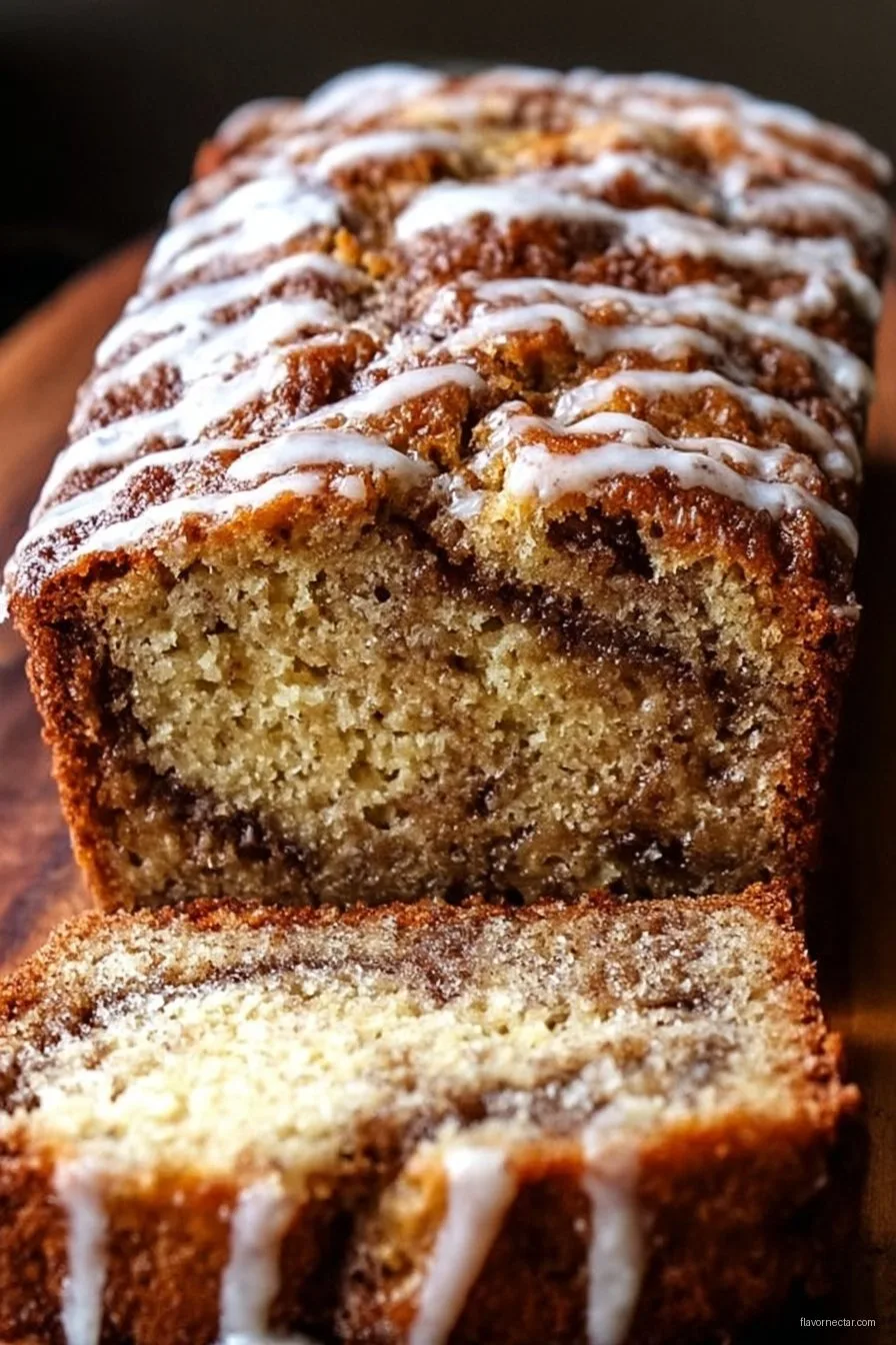 Homemade Cinnamon Swirl Banana Bread